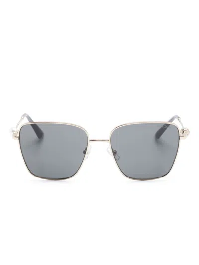 Jimmy Choo Jc4005hb Square-frame Sunglasses In 金色