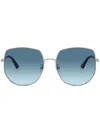 Jimmy Choo Sunglasses In Silber
