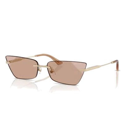 Jimmy Choo Jc4012 Sunglasses In Neutral