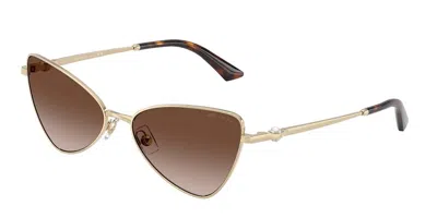 Jimmy Choo Jc4015hb 300613 Women's Sunglasses Gold Size 57