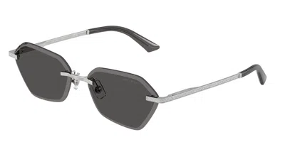 Jimmy Choo Jc4022j 300287 Occhiali Da Sole Argentati Per Donna In Silver