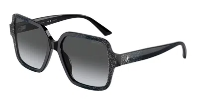 Jimmy Choo Jc5005 Polarized 5041t3 Women's Sunglasses Black Size 55