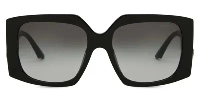 Jimmy Choo Jc5006u 50008g Women's Sunglasses Black Size 55