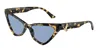 Jimmy Choo Eyewear Triangle Frame Sunglasses In Black