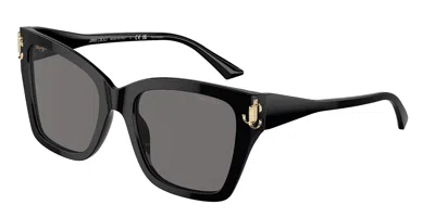 Jimmy Choo Jc5012 Polarized 500081 Women's Sunglasses Black Size 54