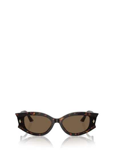 Jimmy Choo Woman Sunglasses Jc5015u In Dark Brown