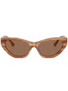 Jimmy Choo Woman Sunglass Jc5022b In Brown