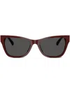 Jimmy Choo Women's Sunglasses Jc5024hu In Red