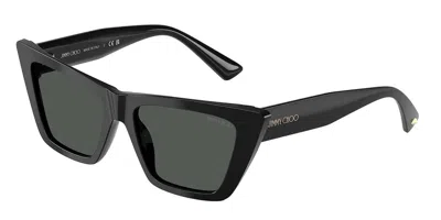 Jimmy Choo Jc5028 500087 Women's Sunglasses Black Size 53