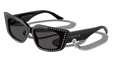 Jimmy Choo Jc5033b 500087 Women's Sunglasses Black Size 52