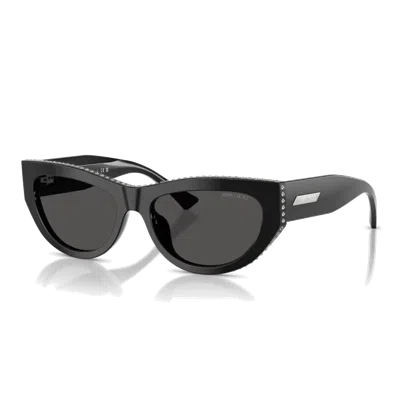 Jimmy Choo Jc5034 Bu Sunglasses In Black