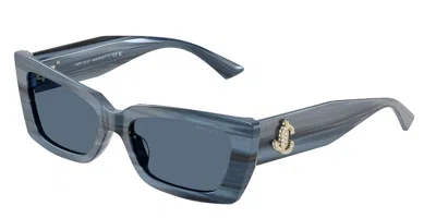 Jimmy Choo Jc5037bu 507280 Occhiali Da Sole Blu Per Donna In Blue