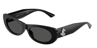 Jimmy Choo Jc5038bu 500087 Occhiali Da Sole Neri Per Donna In Black