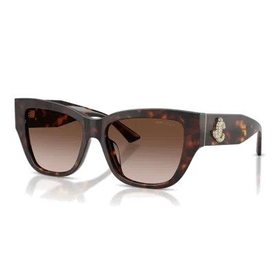 Jimmy Choo Jc5039 Bu Sunglasses In Brown
