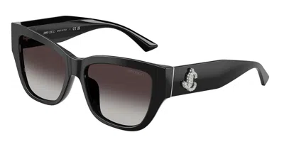 Jimmy Choo Jc5039bu 50008g Occhiali Da Sole Neri Per Donna In Black