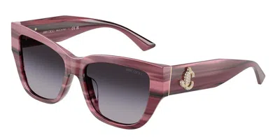 Jimmy Choo Jc5039bu 50648g Women's Sunglasses Red Size 54 In Pink