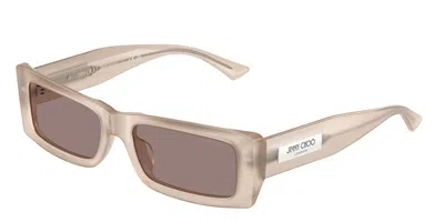 Jimmy Choo Jc5040u 50257n Occhiali Da Sole Marroni Per Donna In Gray