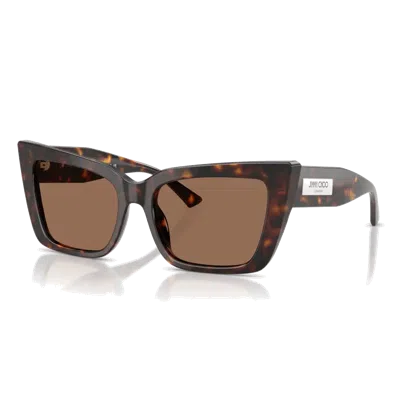 Jimmy Choo Jc5041 Sunglasses In Brown