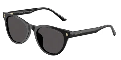 Jimmy Choo Jc5043d Asian Fit 500087 Women's Sunglasses Black Size 53
