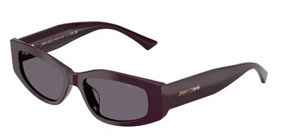 Jimmy Choo Jc5046bu 50751a Women's Sunglasses  Size 53 In Purple