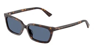 Jimmy Choo Jc5050u 500280 Women's Sunglasses Tortoiseshell Size 55 In Blue