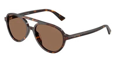 Jimmy Choo Jc5055u 500273 Occhiali Da Sole Tartarugatishell Per Donna In Brown