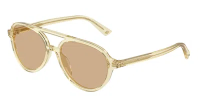 Jimmy Choo Jc5055u 5083/8 Occhiali Da Sole Gialli Per Donna In Metallic