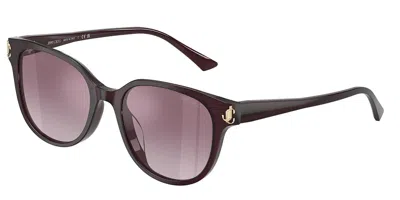 Jimmy Choo Jc5057d Vestibilità Orientale 50866x Occhiali Da Sole Purple Per Donna In Multi
