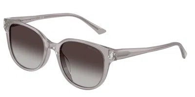 Jimmy Choo Jc5057d Vestibilità Orientale 50968g Occhiali Da Sole Grigi Per Donna In Gray