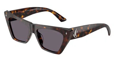 Jimmy Choo Jc5062u 50021a Women's Sunglasses  Size 53 In Brown
