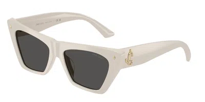 Jimmy Choo Jc5062u 500887 Women's Sunglasses  Size 53 In White