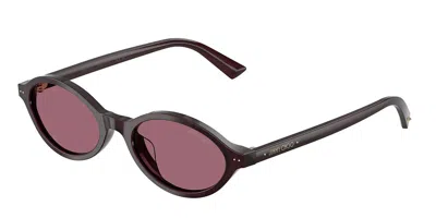 Jimmy Choo Jc5068u 50861a Occhiali Da Sole Purple Per Donna In Burgundy