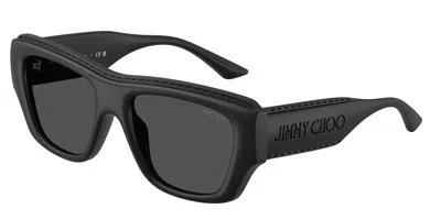 Jimmy Choo Jc6003u 500187 Occhiali Da Sole Neri Per Donna In Gold