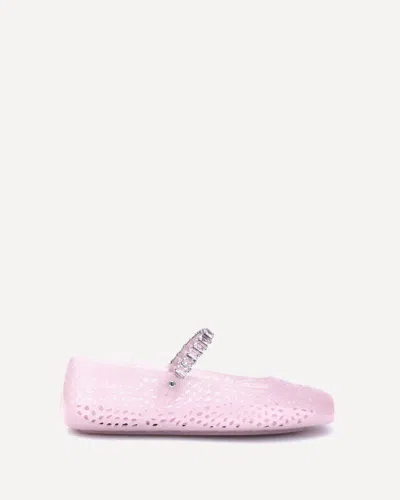 Jimmy Choo Jelly Ballerinas In Pink