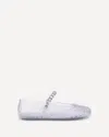 Jimmy Choo Transparent Rubber The Jelly Ballerinas In Transparent