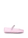 Jimmy Choo Mary Jane Jelly Ballet Flats In Pink