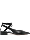 Jimmy Choo Low Shoes In Black Leather And Mesh In Black/black