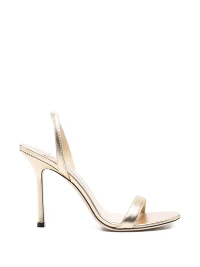 Jimmy Choo Jenn 100 In Metallic