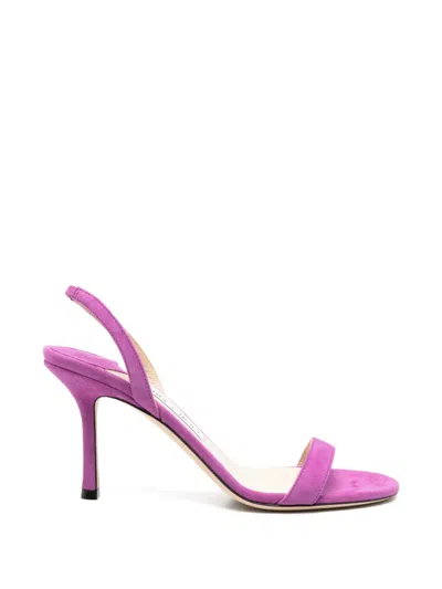 Jimmy Choo Jenn Sandals In Purple