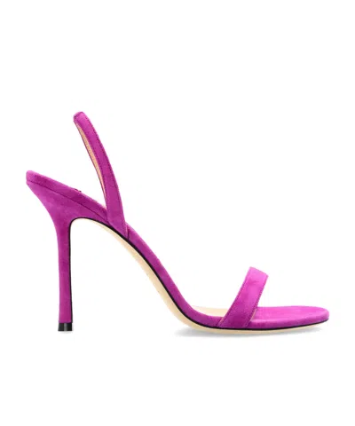 Jimmy Choo Jenn Suede Heeled Sandals In Animal Print