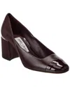 Jimmy Choo Jenson 65 Leather & Patent Pump In Red