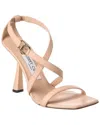 Jimmy Choo Jessica 100 Leather Sandal In Pink