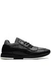 Jimmy Choo Jett Mixed Media Sneakers In Black