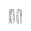 Jimmy Choo Zandra Earrings In Silver