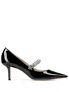 Jimmy Choo Crystal Embellished Heel Shoe