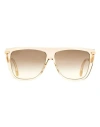 Jimmy Choo Browline Suvi/s Sunglasses Woman Sunglasses Gold Size 58 Acetate