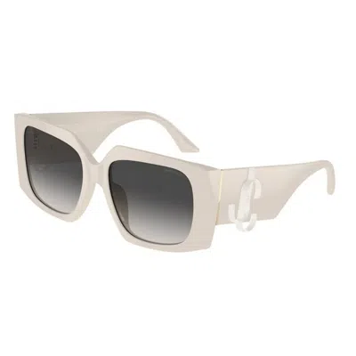 Jimmy Choo Eyewear Square Frame Sunglasses In White
