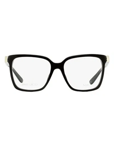 Jimmy Choo Square Jc227 Eyeglasses Woman Eyeglass Frame Black Size 52 Acetate