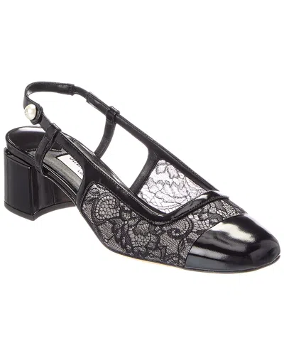 Jimmy Choo Jimmy Elisa 45 Leather Slingback Pump In Animal Print