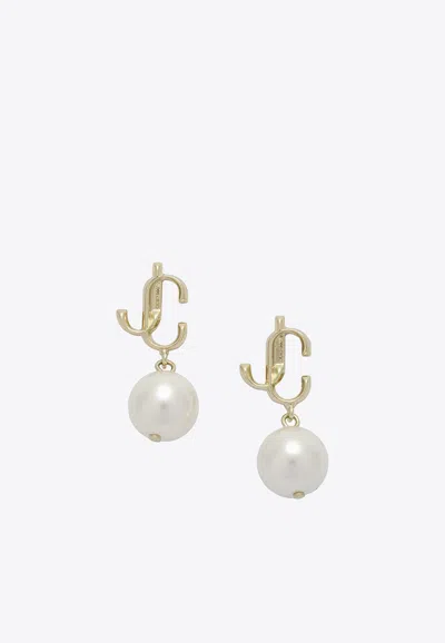 Jimmy Choo Jkl Pearl Earrings In Multi